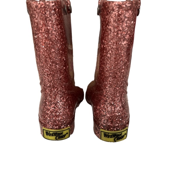 Western Chief Girl's Glitter Waterproof Rain Boot - Picture 2 of 3
